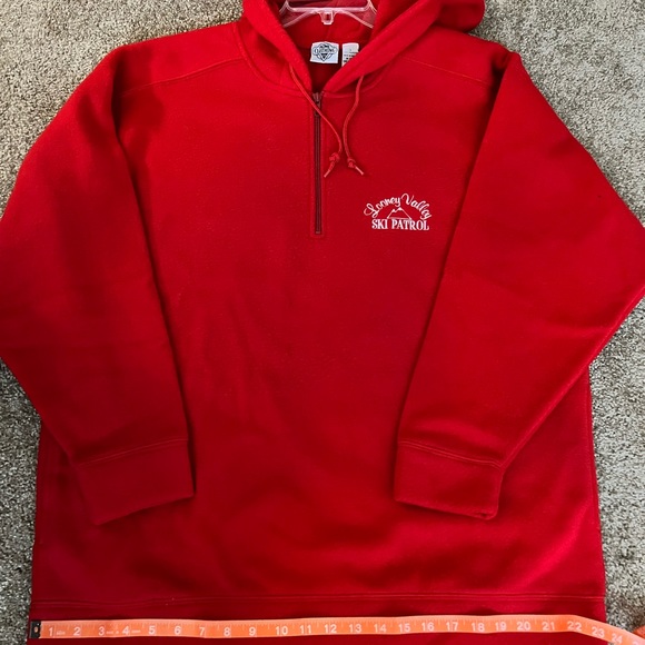 ACME Looney Tunes Quarter-zip Fleece Ski Hoodie, Unisex L, Red - Picture 8 of 12
